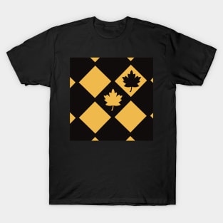 Leaves checker T-Shirt